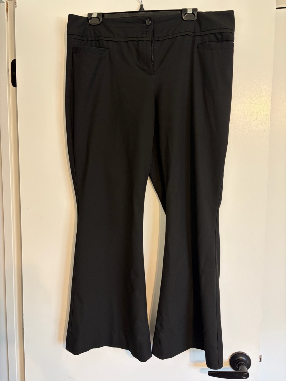 The Limited Black Stretch Flare Pants